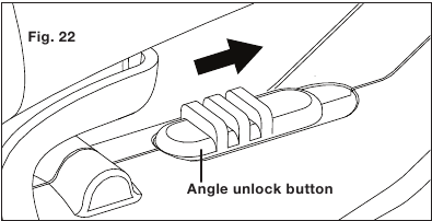 SunJoe - HJ605CC - Ajuste do Ângulo da Cabeça de Corte - Passo 2 Ajuste do Ângulo da Cabeça de Corte - Passo 2