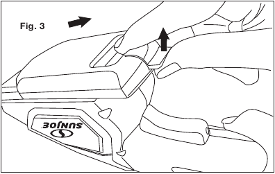 SunJoe - HJ605CC - Fitting and Changing the Blades - Step 2 Fitting and Changing the Blades - Step 2