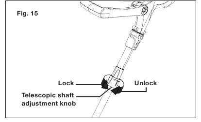 SunJoe - 24V-SB10-LTE - Adjusting the Telescoping Shaft - Step 1 Adjusting the Telescoping Shaft - Step 1