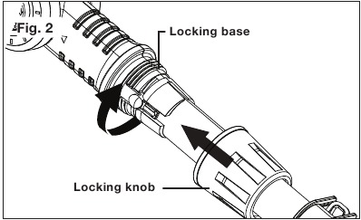 SunJoe - SJH901E - Aletin Montajı - Adım 2 - Sırığı sabitleyin Aletin Montajı - Adım 2 - Sırığı sabitleyin