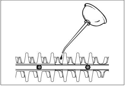 SunJoe - SJH901E - Care and Maintenance - Lubricating the Blades Care and Maintenance - Lubricating the Blades