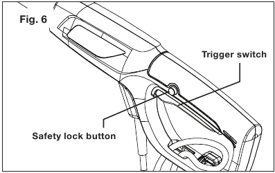 SunJoe - SJH901E - Operation - Starting + Stopping Operation - Starting + Stopping