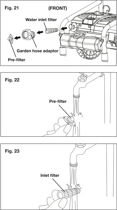 SunJoe - SPX4001 - Vzdrževanje - Korak 1 Vzdrževanje - Korak 1