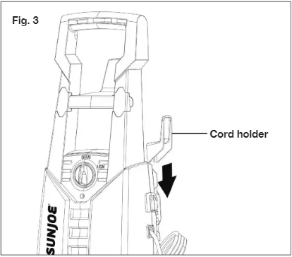 SunJoe - SPX2598-MAX - Assembly - Step 3 Asennus - Vaihe 3