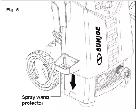 SunJoe - SPX2598-MAX - Assembly - Step 5 Asennus - Vaihe 5