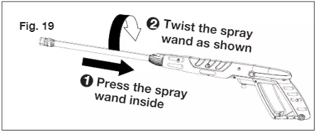 SunJoe - SPX2598-MAX - Työskentely pesuaineiden kanssa - Vaihe 3 Työskentely pesuaineiden kanssa - Vaihe 3
