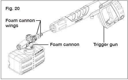 SunJoe - SPX2598-MAX - Työskentely pesuaineiden kanssa - Vaihe 4 Työskentely pesuaineiden kanssa - Vaihe 4