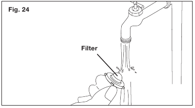 SunJoe - SPX4600 - Adapterfilter und Düse reinigen - Schritt 2 Adapterfilter und Düse reinigen - Schritt 2