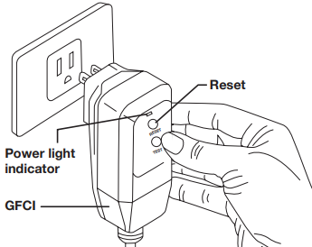 SunJoe - SPX3160 - Operation - Step 1 - Connect the power supply Käyttö - Vaihe 1 - Kytke virtalähde