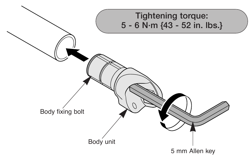 Shimano - SL-BS79 - Installation of the lever - Step 1 Installation of the lever - Step 1