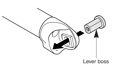 Shimano - SL-BS79 - Installation of the lever - Step 2 Installation of the lever - Step 2
