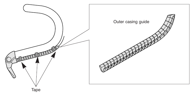 Shimano - SL-BS79 - Installation of the lever - Step 5 Installation of the lever - Step 5