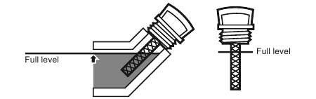 Predator - 63404 - Verificação e enchimento do óleo do motor Verificação e enchimento do óleo do motor