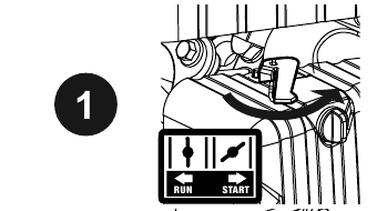 Predator - 63404 - Arranque Manual - Passo 1 Arranque Manual - Passo 1