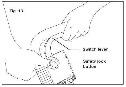 SunJoe - MJ24C-14 - Uruchamianie + Zatrzymywanie - Krok 3 Uruchamianie + Zatrzymywanie - Krok 3