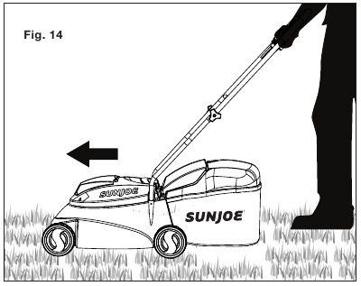 SunJoe - MJ24C-14 - Uruchamianie + Zatrzymywanie - Krok 4 Uruchamianie + Zatrzymywanie - Krok 4