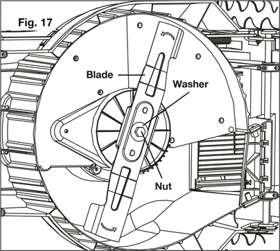 SunJoe - MJ402E - Zëvendësimi i tehut - Hapi 2 Zëvendësimi i tehut - Hapi 2