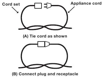 SunJoe - MJ402E - Metoda e Sigurimit të Kordonit Zgjatues Metoda e Sigurimit të Kordonit Zgjatues