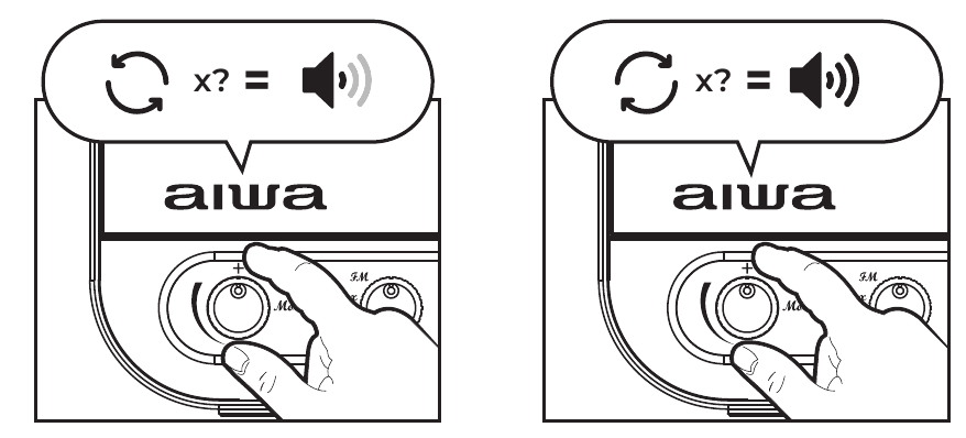 Aiwa - RBTU-600 - VOLUME VOLUME