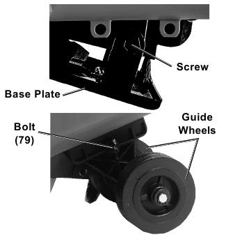 Bauer - 21713E-B - Installing Guide Wheels Instalar as rodas guia