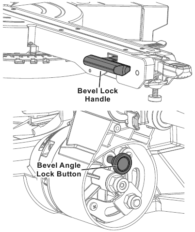 Bauer - 19743E-B - Einstellen des Neigungswinkels Einstellen des Neigungswinkels