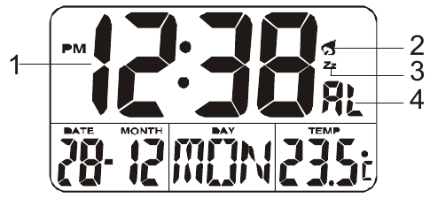 Assistant - AH-1707 - DISPLAYSYMBOLER - Alarmtidsmodus DISPLAYSYMBOLER - Alarmtidsmodus