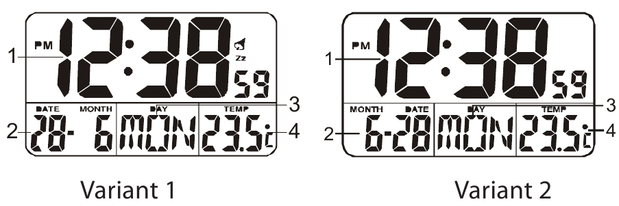Assistant - AH-1707 - DISPLAYSYMBOLER - Normal tidsmodus DISPLAYSYMBOLER - Normal tidsmodus