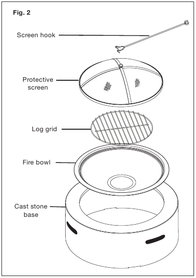 SunJoe - SJFP35-STN-LSN - Merakit Perapian - Langkah 2 Merakit Perapian - Langkah 2