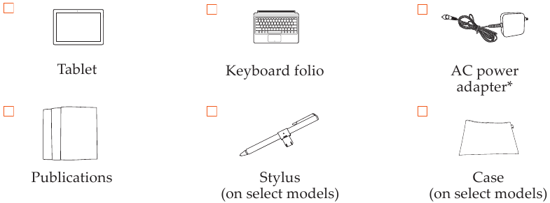 Lenovo - ideapad MIIX 510-12ISK - Prezentare generală a pachetului Pack Overview