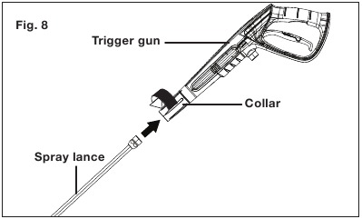 SunJoe - SPX4500 - Kokoaminen - Vaihe 7 - Sovita suihkuputki Kokoaminen - Vaihe 7 - Sovita suihkuputki
