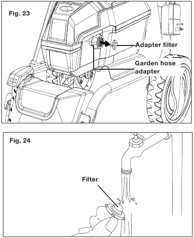 SunJoe - SPX4500 - Puhdista adapterisuodatin ja suutin - Vaihe 1 Puhdista adapterisuodatin ja suutin - Vaihe 1