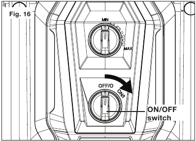 SunJoe - SPX4500 - Using the Unit - Step 4- Turning on Using the Unit - Step 4- Turning on