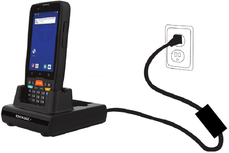 Datalogic - MEMOR K Single Slot Dock - A MEMOR K TÖLTÉSE A MEMOR K TÖLTÉSE