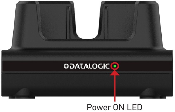 Datalogic - MEMOR K Single Slot Dock - Elölnézet Elölnézet