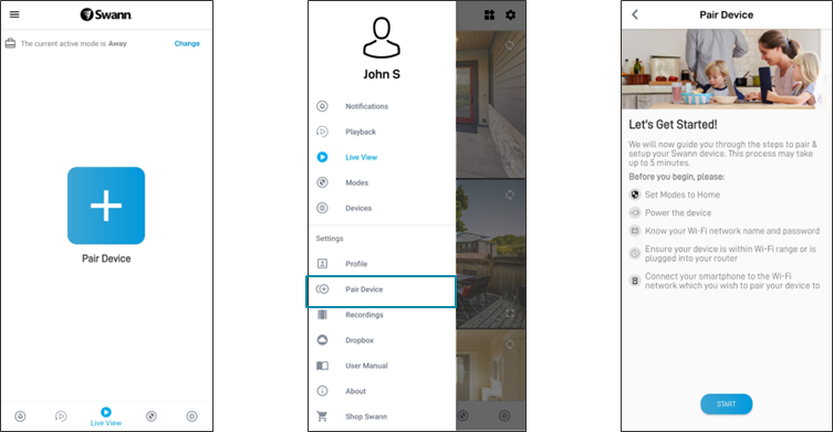 Swann - Motion - NASTAVITE SENZOR NASTAVITE SENZOR