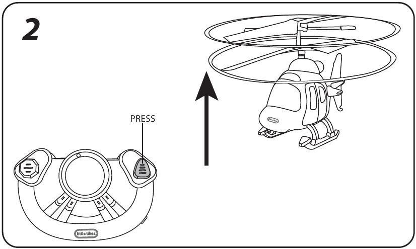 Little Tikes - YOUDRIVE RESCUE CHOPPER - LEZIONI DI VOLO - Fase 2 LEZIONI DI VOLO - Fase 2