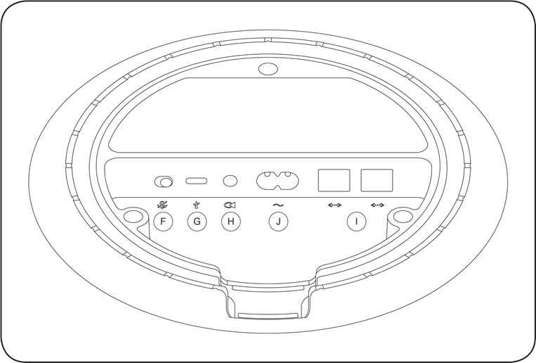 Bang & Olufsen - Beosound Balance - Comutator și conexiuni Comutator și conexiuni