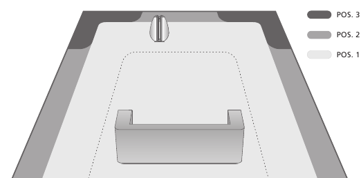 Bang & Olufsen - BeoLab 11 - Ustawienie przełącznika POS. Ustawienie przełącznika POS.