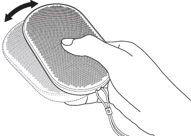 Bang & Olufsen - Beoplay P2 - Tocar y agitar - Selección de la siguiente pista Tocar y agitar - Selección de la siguiente pista