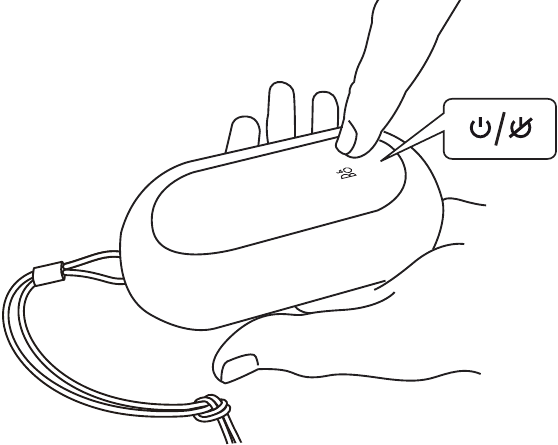 Bang & Olufsen - Beoplay P2 - Encendido y apagado Encendido y apagado