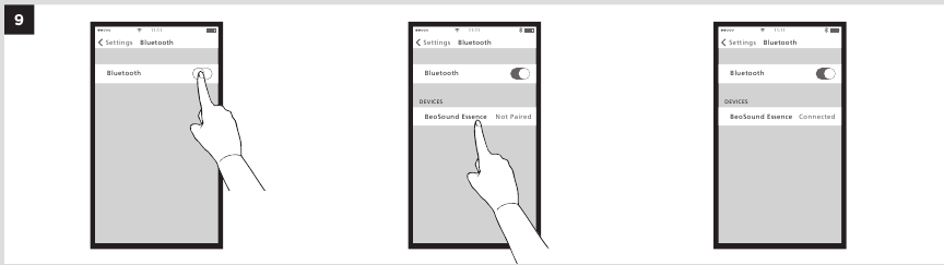 Bang & Olufsen - BeoSound Essence 2nd Gen - Pair BeoSound Essence Remote - Step 2 Pair BeoSound Essence Remote - Step 2