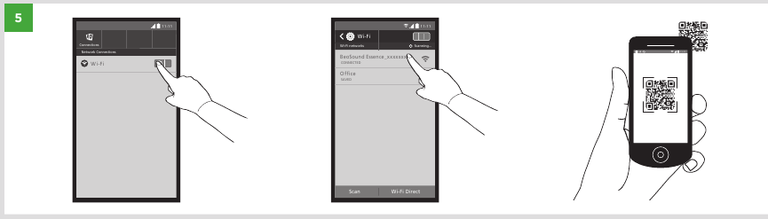 Bang & Olufsen - BeoSound Essence 2nd Gen - Setup using Android /iOS < 7.0 - Step 1 Setup using Android /iOS < 7.0 - Step 1