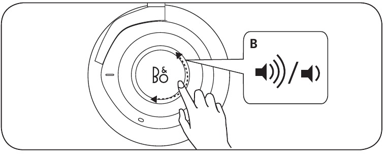 Bang & Olufsen - Beoplay H9 3rd Gen - Opkaldsbetjening - trådløs - Trin 2 Opkaldsbetjening - trådløs - Trin 2