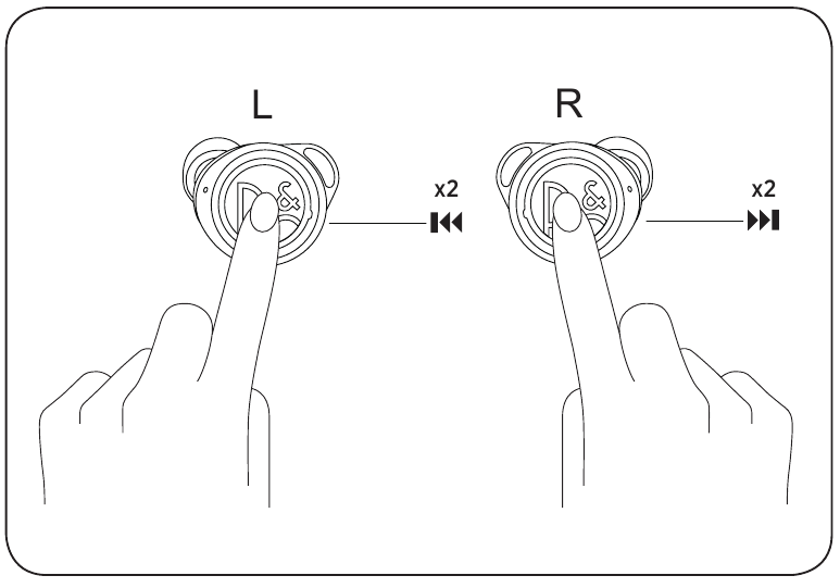 Bang & Olufsen - Beoplay E8 Sport - Riproduzione musica - Fase 3 Riproduzione musica - Fase 3