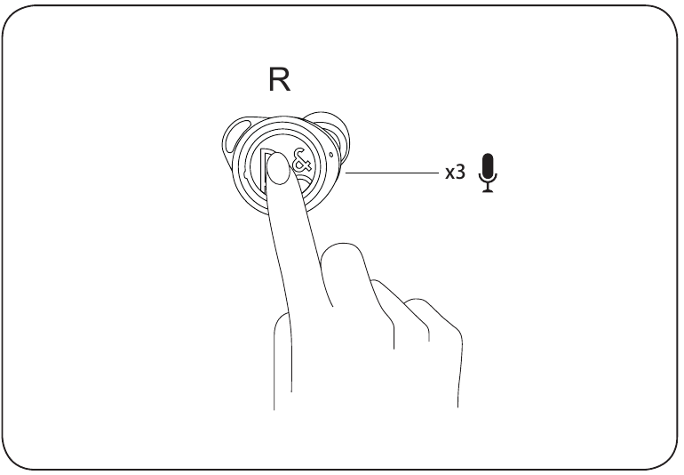 Bang & Olufsen - Beoplay E8 Sport - Attivazione vocale Attivazione vocale