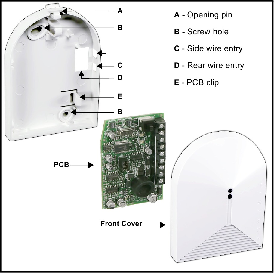 Paradox - GlassTrek DG457 - Vista explosionada Vista explosionada