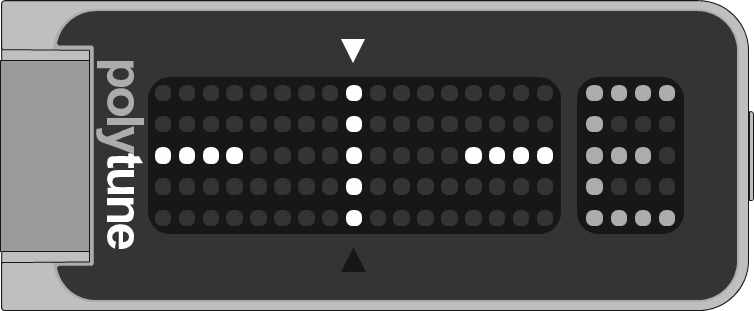 TC Electronic - POLYTUNE CLIP - Mode Kromatik Mode Kromatik