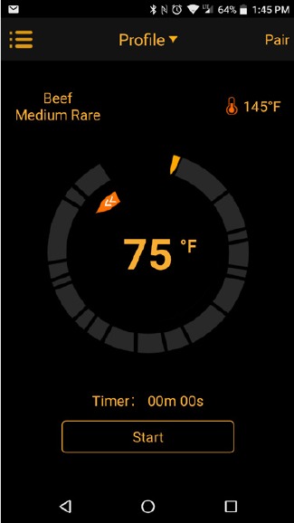 GrillPro - 13975 - APP MAIN INTERFACE APP MAIN INTERFACE