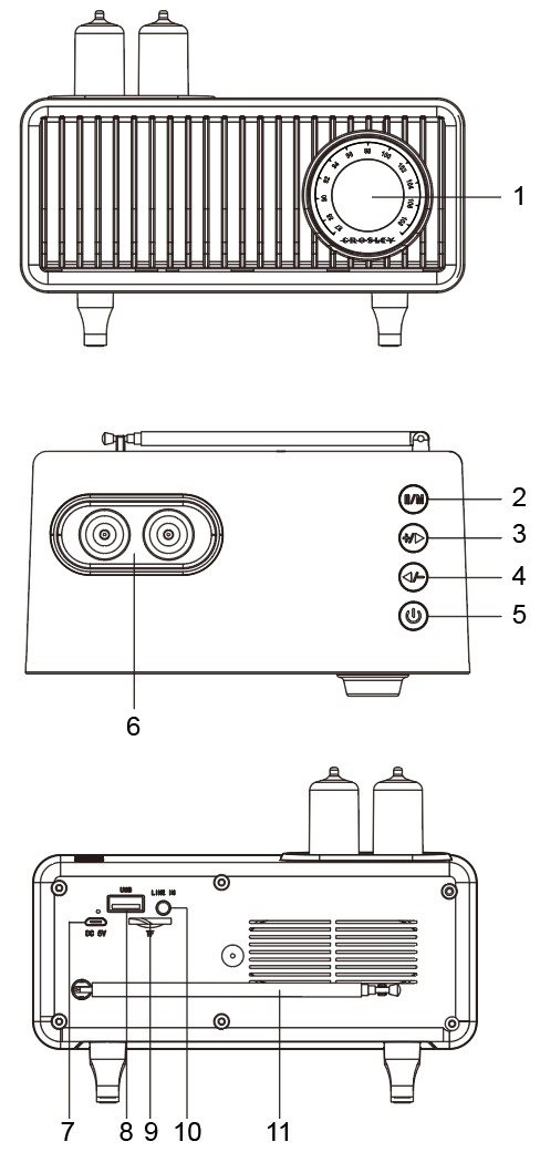 Crosley - CR3043A - Mahsulot tavsifi Mahsulot tavsifi