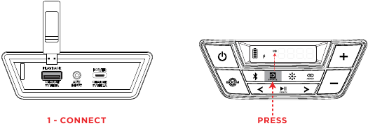 Ion - PATHFINDER GO - Režim přehrávání USB - Krok 1 Režim přehrávání USB - Krok 1